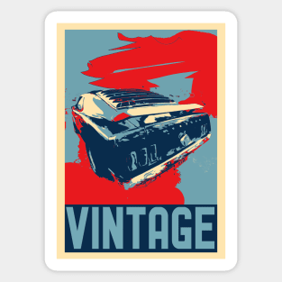 Vintage Muscle Car Sticker